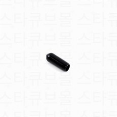 블랙 PVC 엔드캡 파이프 케이블 나사 볼트 고무 덮개 마감캡, 내경5.5mm 3세트
