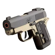 UB 미니건 시리즈 콜트 글록 데저트이글 너프건 자동연사 탄피배출, 미니 콜트 블랙브라운, 1개