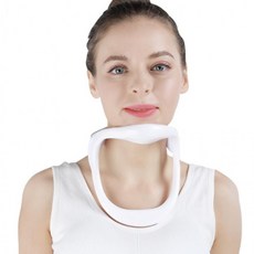 넥 바른 견 자세 보호대 고정기 목 가드 일자목, 1개