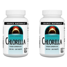 [Source Naturals] 클로렐라 500 mg 200 타블렛 2 SET