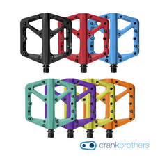 크랭크브라더스 스탬프1 MTB 그래블 자전거 평페달-스몰, 퍼플, 1세트