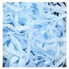 100G 拉菲草紙絲 細厚紙絲 褶皺紙絲 包裝用品 緩衝用品 裝飾紙絲 包裝紙絲 好好逛文具小舖 Pomei, 6-02812 拉菲草紙絲/嬰兒藍/小包, 1個