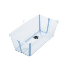 Stokke Flexi Bath 折疊式浴盆 方便收納, 冰河藍, 1個