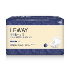 르웨이 라운드 교체형 성인용 패드 와이드, 30개입, 1개