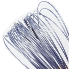 台灣製 六角網球線 網球拍線 聚酯硬線 咬球佳退磅小 HEX TENNIS STRING, 灰色，紅色，白色，黑色, 1個