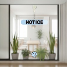 NOTICE14 걸이형 아크릴 메모보드 알림 게시판 210x300mm 투명판, 상세페이지 참조