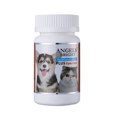 ANGELS’BRIGHT 天使牌 淚腺通 PLUS錠 犬貓眼睛保健, 90g, 1個