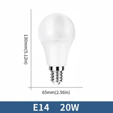 10pcs LED 전구 램프 AC220V E27 E14 3W 12W Lampada Bombilla 거실 홈 Luminair AP, 14 E14 20W