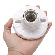 E27 LED 전구 거치대 라운드 소켓 베이스 걸이식 램프, 01 1PC, 01 1PC