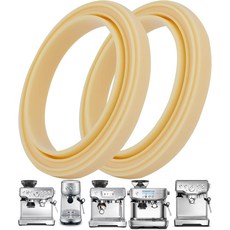 통친 54mm 실리콘 개스킷 씰 브레빌 밤비노 바리스타 세이지 에스프레소 머신 878875870860810840450500 그룹헤드 교체 BPA 프리-2pcs