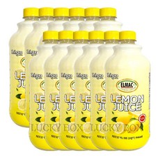 엘막 착즙 레몬주스 946ml, 12개
