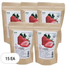 몬스터농장 새콤달콤 동결건조 과일칩 15g, 15개, 딸기