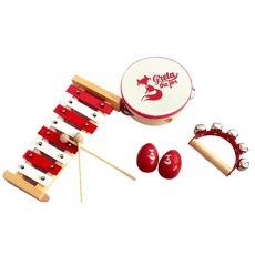 Greta the fox 奧福樂器套裝 幼兒園音樂教具 兒童打擊樂器, 1個, 鐵琴家族