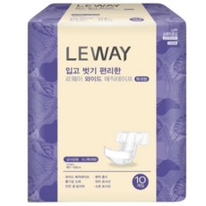 미래생활 남녀공용 르웨이 파워 매직테이프 성인기저귀, 특대형, 10개입, 3개