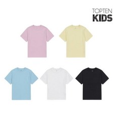 탑텐 TOPTEN MKE5TS3902 아동 에센셜 USA코튼 반팔티 554035