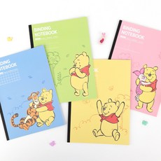 디즈니 푸 제본노트 4종 SET + 1권추가, 5권 (8809973119069)