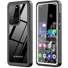 Ibelief for Samsung Galaxy S20 Ultra Case Waterproof Phone Case with Built-in Screen Protector Sh