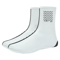 YKYWBIKE 지퍼가 달린 방수 사이클링 신발 커버 여성 남성용 재사용 가능한 자전거 슈즈용 레인 오버슈즈 2996112, 화이트 지퍼