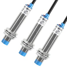 Diitao 3PCS 근접 스위치 DC 6-36V 접근 센서 유도 LJ12A3-4-ZBX M12 4mm 감지 거리 NPN NO, PNP NC