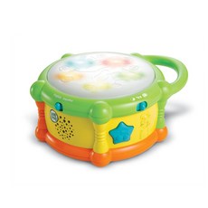 Leap frog 跳跳蛙 繽紛彩色學習鼓 (綠/粉), 綠色, 1個