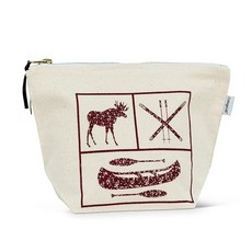 Abbott Collection 1256-POUCH-11 아이콘 배지 파우치-17.8x26.7cm(7x10.5인치) 길이 17.8x26.7cm(7x10.5인치) L 아이보리, Abbott Collection 1256-POUCH-1