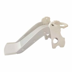 PABBYKIDS 溜滑梯 折疊收納 送籃框 遊戲 兒童玩具 生日禮物 週歲禮物 臺灣ST認證 現貨 隔天到貨, 1個, 溜滑梯送籃框（現貨, 灰白色