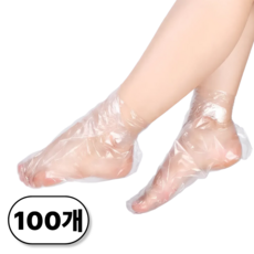 한솔템 발 보습 일회용 발비닐, 65g, 1개, 100개입 65g, 1개, 100개입
