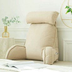 소파 쿠션 A. 무릎 표준70x30x55cm 받침대 하이튼버전-라이트그레이 A. 등받이 폼, G. 포시즌스 슈퍼 소프트 벨벳  베이지, B. 핸드, 1개