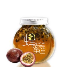 Mr.HONEY 蜂蜜先生 蜂蜜漬百香果 240g，酸甜清爽，即食百搭，多種美食搭配, 240g, 1個