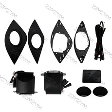 아우디 자동차 악기용 낙엽트 트위터 스피커 전동 고음 경적 장식 부품 32 색 A4L A5 A6L A7 Q5 Q7 Q8, 04 For Q5 Q5L 2018-2024