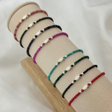 순은 물고기 원석 팔찌 재물 합격 소원 행운팔찌