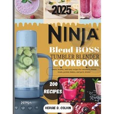 paperback Book Ninja blend boss tumbler blender Cookbook: Quick healthy and tasty recipes for