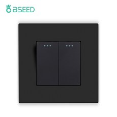 BSEED 단일 EU 벽 소켓 이중 유형-c USB 소켓 삼중 전원 소켓 4개의 전기 콘센트 USB C 포트 2.1A 플라스틱 프레임, 2G 1W Switch, EU Standard