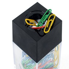 진구스디자인 투명 클립 디스펜서 문구정리