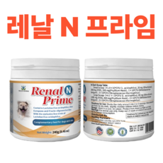 레날 N 강아지 고양이 신장 보조 영양제 요독증 신부전 방광염 보조제 혈뇨 아조딜 성분 240g, 1개, 신장/심장/간, 250g