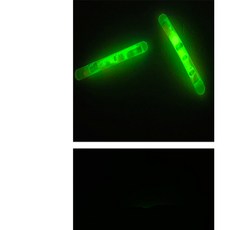 VICHARI 낚시용품 야간용 케미 형광튜브 낚시찌, 일자형 4.5