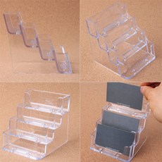 헤이영 4단 명함꽂이 아크릴포켓