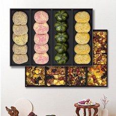 명절선물 설날전통떡세트 7종 과일떡 영양찰떡 혼합 프리미엄 떡선물세트, 단품, 1.6kg, 1