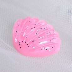 데코 장식 미니어처 파츠 액세서리 - 핑크 조개 5개 1세트