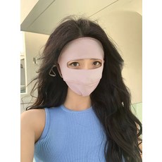 冰絲防曬面罩女夏季防紫外線臉透氣全臉面罩防護騎車遮陽臉罩