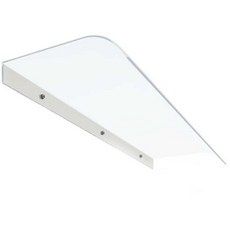 렉산 창문 캐노피 처마 투명 테라스 판넬 현관 차양, 40x100cm 반투명 (외관 설치), 40x100cm 반투명(외관 설치)