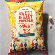 피코크 스윗 & 솔트 팝콘 스낵 140g, 5개