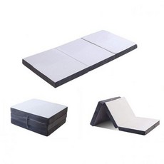 아마존 롤팩 무압력 매트리스 고밀도 폼 얇은 매트리스 소프트 매트리스 슬로우 리바운드, 40*40cm (스펀지 샘플), 3단 접이식 매트 (맞춤 주문 필요)