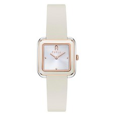 FURLA 후루라 여성 손목시계 풀라 FURLA DIAMANTE 디아만테 WW00058010L5 석영 일상생활 방수 미네랄 유리 실버 다이얼 스테인레스 스틸