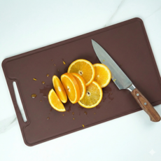 소노리떼 국산 실리콘 도마 파스텔 살균 열탕소독, 초코, 1개