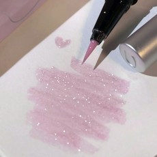 爆閃碎鑽 臥蠶筆提亮二閤一極細亮閃閃高光珠光眼綫液自然持久ins日韓風 L.F.S, 02#撲閃櫻花, 1個
