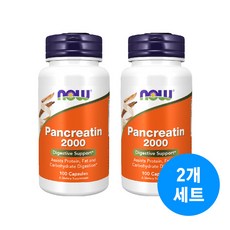 나우푸드 판크레아틴 2000 캡슐, 100정, 2개