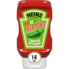 Heinz 토마토 케첩 (591.5ml(20온스) 병) 172267, Jalapeno Tomato Ketchup, Jalapeno, 1개