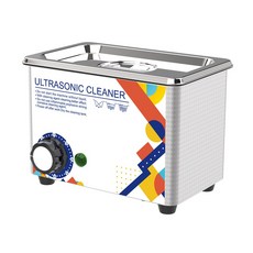 YANGSANRUI 超聲波清洗機 0.8L/1.3L 旋鈕控制 陶瓷晶片小型震盪清洗機, 超聲波清洗機 GA008B, 1個