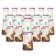 청정원 프렌치발사믹 드레싱 325g 12개
